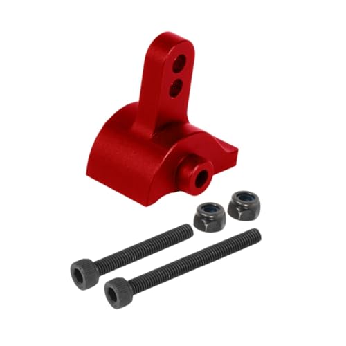 Garende RC Link Riser RC Car Part,Upgrades Easy to Install Rear Axle Link Mounts Replacement for SCX10 III Ar45P Lcg 1/10, Red