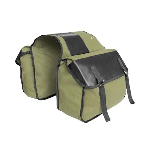 Motorradtasche Gepäcktaschen Für Kawasaki Für Vulcan500 Für Vulcan 500 Z1000 Sx Z 1000 Sx Z1000sx Motorrad Bike Hinten Schwanz Taschen Rucksack Roller Canvas Satteltaschen Motorrad Hecktasche(Grün)