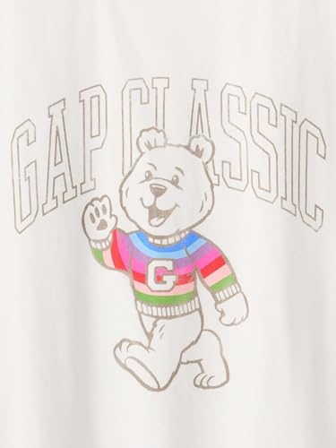 Image of Gap Girls Short Sleeve Logo Tee T-Shirt