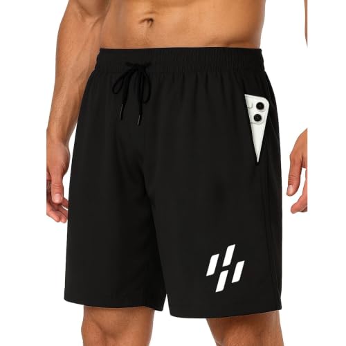 Image of A.A Fashion Zone Men's Casual Elastic Waist Drawstring Shorts with Side Pockets | Comfortable Summer Sports Lounge Gym Beach Shorts | 2 Pack Combo