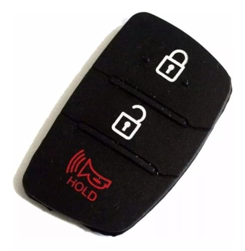 Capa Botão Chave Canivete Compatível Hb20 Hyundai Telecomando 3 Botões