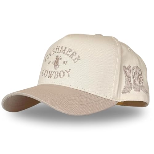 Image of Vintage Western Trucker Hat | Men & Women | Country Cute Caps for Cowgirls Cowboys | Camo Denim Embroidered Cotton | Snapback