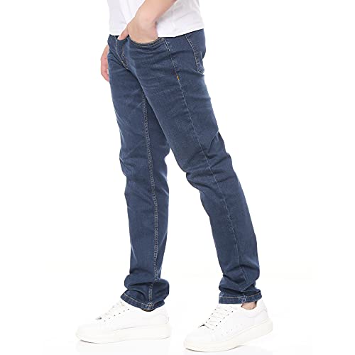 Smith & Solo Jeans heren - slim fit jeansbroek stretch moderne mannen rechte broek cut basic gewassen - Image 5