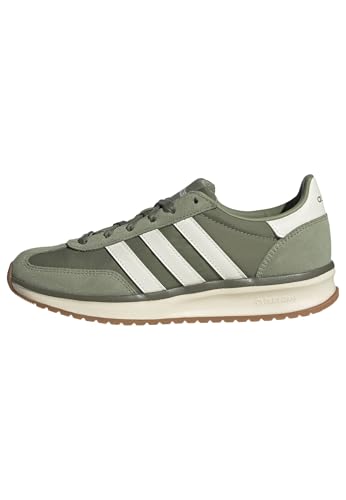 adidas Femme Run 70S 2.0 Shoes, Tent Green/Off White/Olive strata, 40 2/3 EU