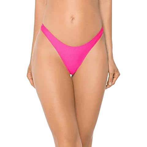 RELLECIGA Neon Rose Women's Thong Bikini Bottom Cover