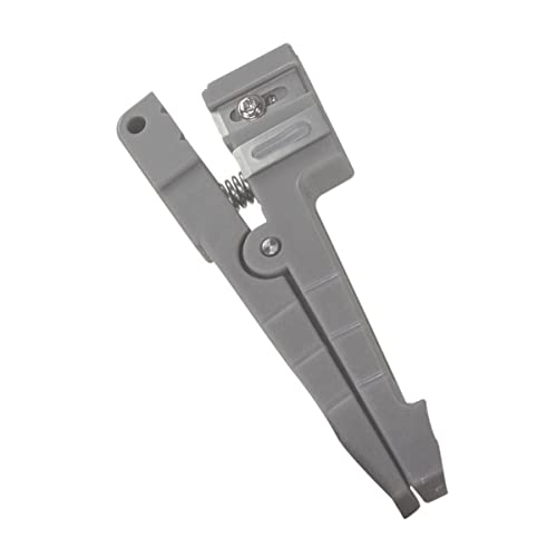 LogiLink WZ0063 Wire Stripper for Fibre Optic Coax and Copper Cables up to 3.2 mm Diameter, Grey - Image 2