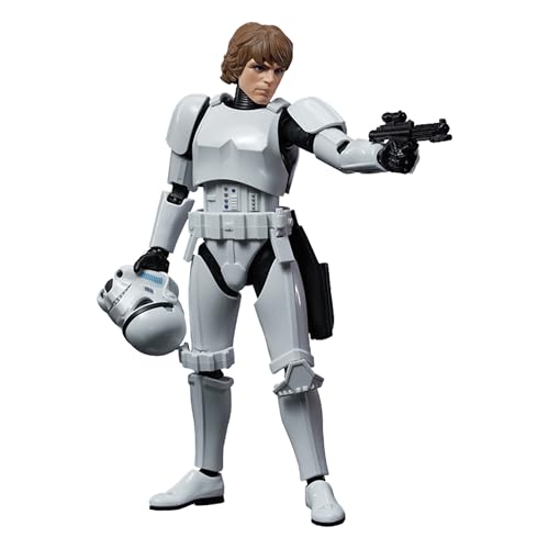 Image of Blokees: Star Wars Episode V: A New Hope - CC04 Series - Luke Skywalker Stormtrooper Disguise Version - Assembly Required - No Tools - No Paint - No Glue - No Cutting - Age 14+ | 103-Piece Snap-Fit Model, Display-Ready Articulation, Accessories and Stand, No Paint and Glue, Ages 14 Plus