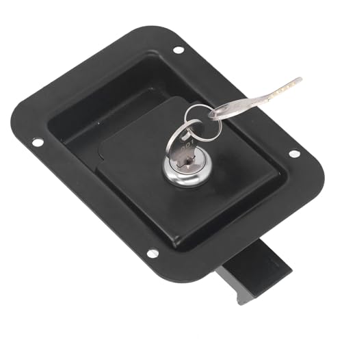 Travel Trailer Lock, RV Door Latch RV Travel Trailer Entry Door Lock Ersatile Flush Mount Toolbox Lock for Horse Trailer Cargo Hauler, Locks