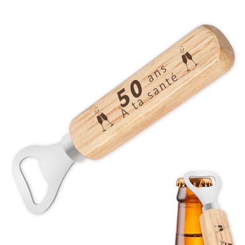 Cadeau Homme 50 Ans Idée Cadeau Homme 50 Ans Anniversaire Idée Cadeaux homme ans Pour Noel Ouvre Bouteille Original Cadeaux Thème Accessoire anniversaire 50 ans Femme