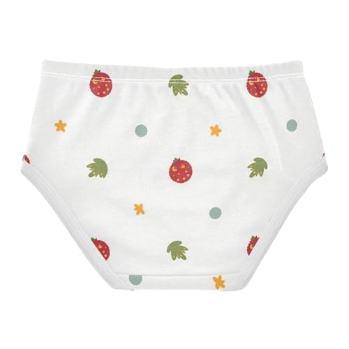 Christmas Pinecones 1-piecing Hip Design Girls' Panties Briefs Underwear for Toddlers in Sizes 2T,3T, 4T, 5T, 6Y and 8Y2