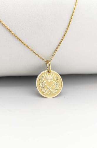 Pendentif guerrier viking 24mm argent plaqué or durable - 2