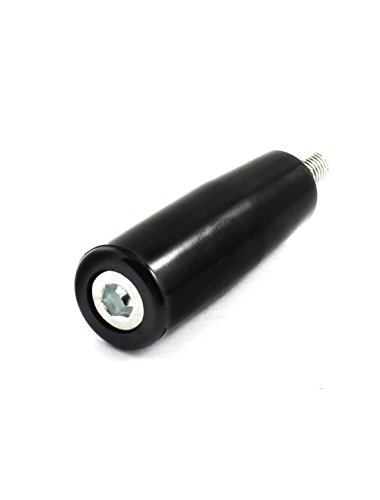Image of Uxcell a14092500ux0255 M8 Male Thread Taper Revolving Handle Hand Grip for Milling Machine, Metal