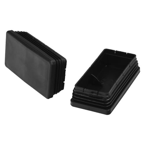 WOLFPACK LINEA PROFESIONAL 00000000 Contera Plástico Rectangular Interior. Color Negro 100x50 mm Bolsa 25 Unidades