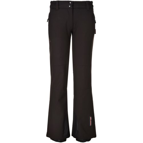 Cox Swain Damen Softshell Ski-/Snowboardhose ALOYA mit RECCO Lawinenreflektor 10.000mm Wassersäule!, Colour: Brown, Size: M