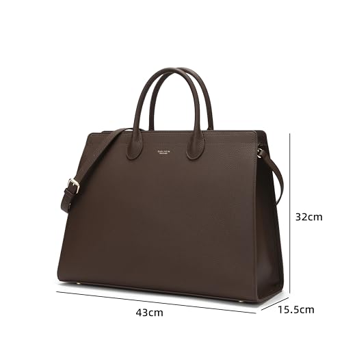 Sac à main Elise Carlheim Gotland cuir véritable marron