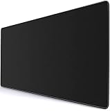 Large Gaming Mouse Pad Desk Mat Protector 35.4x15.7IN & Non- Slip Extended Smooth Mouse Mat Blotter