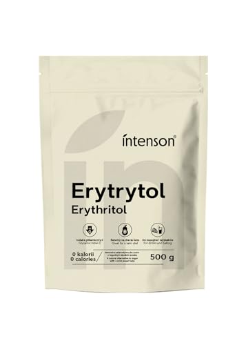 Intenson Eritritol, 500 g, Edulcorante Natural, 0 Calorías
