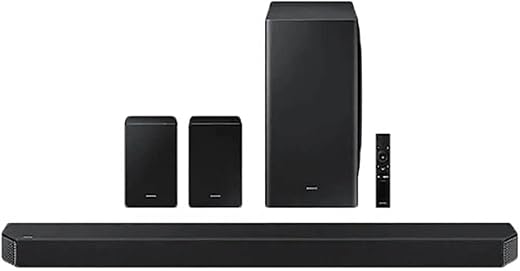 Samsung Hw-Q950A 11.1.4Ch Soundbar With Dolby Atmos/Dts:x Alexa Built In(2021), Black