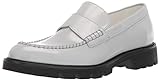 Calvin Klein Men's Fletcher Loafer Blue Grey Box Leather 9.5 M M US