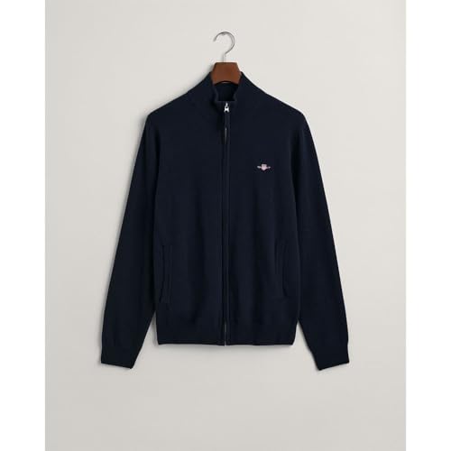 Vêtements GANT Superfine Lambswool Zip Cardigan new pour Accessoires - vue 9