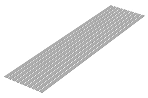 Plastique gris de qualité supérieure Wave OM-485 imitation carton déchiqueté 1x5mm
