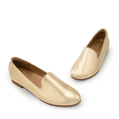 Image of DREAM PAIRS Round Toe Flats for Women Dressy Comfortable, Slip-On Dress Business Casual Office Work Shoes for Women