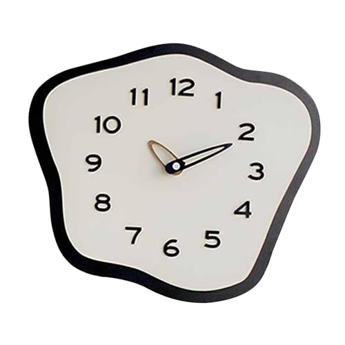 Reloj de pared de acrílico blanco con diseño sofisticado para la decoración de interiores 6