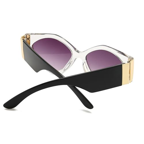 willochra Fashion Irregular Cat Eye Sunglasses for Women Retro Trendy Sun Glasses Chic Punk Travel Shades UV400 Protection3