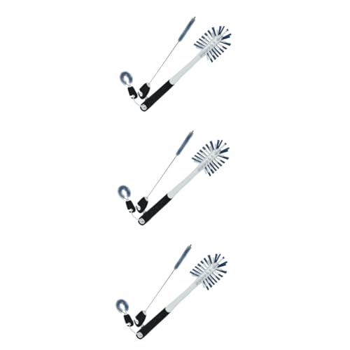 HAPINARY 3pcs Straw Cleaner Test Tube Brush Bottle Brush Tile Brush Gap Brush