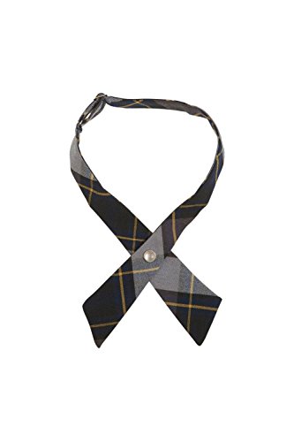 French Toast Girls' Plaid Adjustable Cross Tie