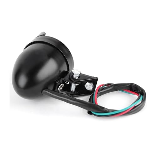 Intermitentes de moto con bombilla integrada y soporte metálico para transformación bobber 7