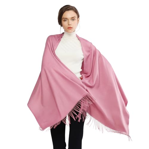 Image of RIIQIICHY Women's Fringe Shawl Wrap Pashmina Scarf for Wedding Evening