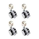 Mini Klem 4 Pack Casters - Versatile Panel Connectors for Creative Displays - 5/16