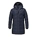 Schöffel Damen Ins Parka Style Boslix WMS, wärmende Winterjacke mit synthetischer Daune, wind- und wasserabweisende Funktionsjacke mit gefütterter Kapuze, navy blazer, 38