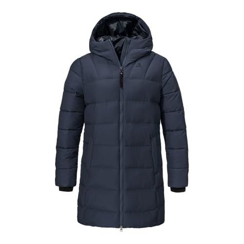 Schöffel Damen Ins Parka Style Boslix WMS Winterjacke, navy blazer, 40 – Ansicht 1