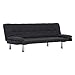 Produktbild vidaXL Schlafsofa mit 2 Kissen Couch Schlafcouch Gästebett Bettsofa Klappsofa Sofa Schlaffunktion Sofagarnitur Couchgarnitur Dunkelgrau Polyester