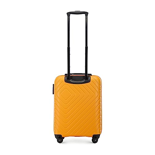 Wittchen Valigia Da Cabina Trolley Bagaglio A Mano Valigia A Rotelle Valigia Piccola Trolley Guscio Duro In Abs Con 4 Ruote Spinner Serratura A Combinazione Maniglia Telescopica Cube Line Arancione - 4