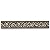 Stone Center Online Garden Emperador 4.7x15.7 Marble Mosaic Border Listello Tile Polished for Kitchen Backsplash Bathroom Flooring Shower Surround Dining Room Entryway Corrido Spa (1 Piece)