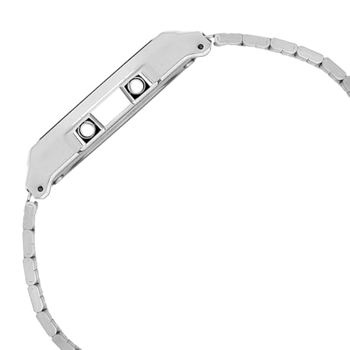 Image of Casio Vintage ABL-100WE-2ADF Digital Blue Dial Unisex Silver Stainless Steel Band (D444)