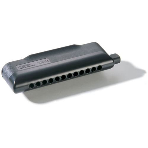 HOHNER-harmonica chromatique do cX 12 noir - Les Beatles, Paul McCartney, John Lennon, RIngo Starr, George Harrison HOHNER-harmonica chromatique do cX 12 noir