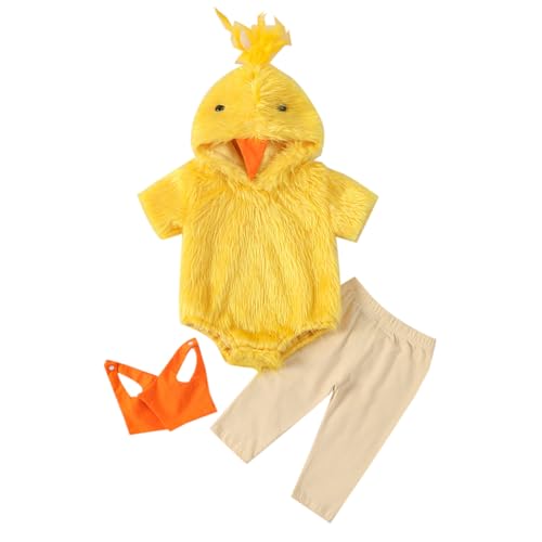 Barboteuse poussin de Pâques pour bébé idéale pour la chasse aux œufs
