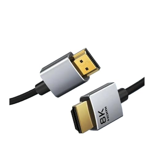 8K@60Hz �X���� HDMI 2.1 �P�[�u�� (4K@120Hz�A�� 3.8mm) - CABLETIME/Lenovo/Dell �ƌ݊���������AHDMI �f�o�C�X�ɑΉ�(3m)