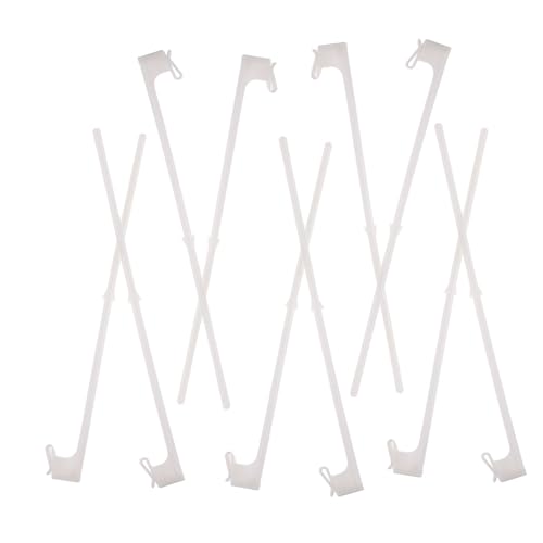 HIAKDOFT 10 Pièces Support de Hampe Drapeau Voiture Clips Fenêtre Résistants Vent pour Voiture Camion Bus