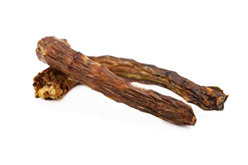 BREERs Cou de dinde séché, 1 kg, article à mâcher naturel de fabrication allemande, article à mâcher pour petits et grands