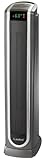Lasko Oscillating Ceramic Tower Space Heater with Logic Center Digital Remote Control, Adjustable Thermostat, Timer, 2 Heat Settings, Overheat Protection, 29 Inches, Gray, 5572