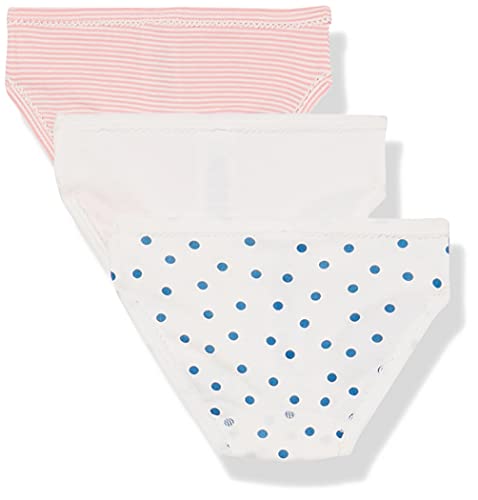 Petit Bateau Girls' Heart Print Briefs - 3-Pack STYLE A028F SIZES 2-12 YEARS3