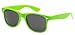 Produktbild Boolavard® Nerd Sonnenbrille im Wayfarer Stil Retro Vintage Unisex Brille - 45 Modelle wählbar (Grüne Tönung)