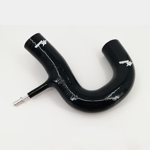 Lobrosiva Fit Smart Fortwo 451 1.0L 61PS 71PS 2008 onwards Non-turbo Silicone Air Intake Hose Kit 4-Plyer (Black)