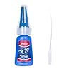 Nynelly Supercolla per Incollare Montature di Occhiali, 20 g di Colla Liquida Trasparente Forte, Adesivo Istantaneo per Riparare Plastica, Legno, Metallo, Gomma e Cuoio