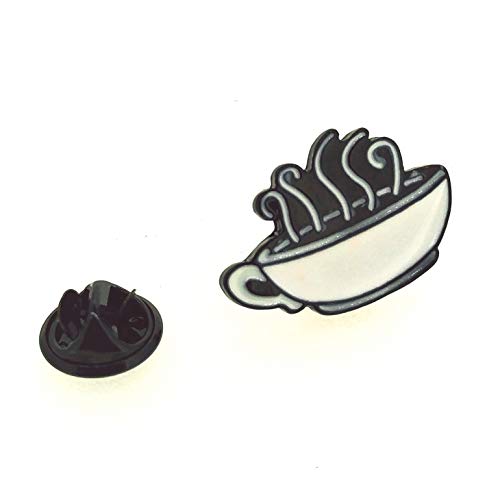 Gemelolandia | | Pin de solapa Taza Caliente 24x16mm | Pines Originales Para Regalar | Para las Camisas, la Ropa o para tu Mochila | Detalles Divertidos